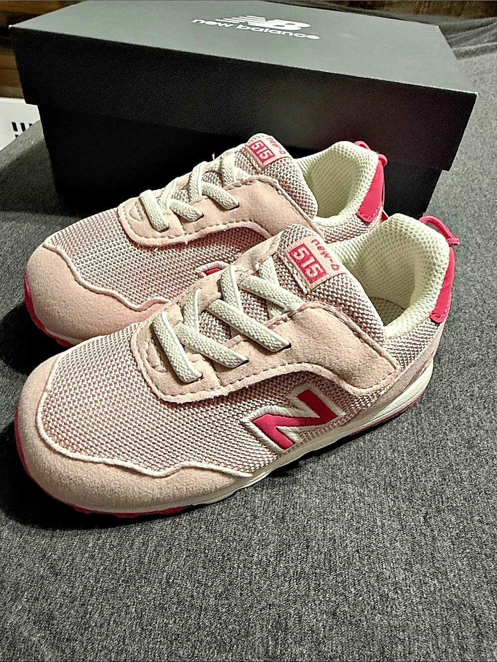 New Balance 515 Kids Pink Sneakers NWT